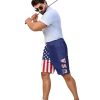 Funny Men's Golf Shorts Fun Work Polo Dress Short for Men Lightweight Quick Dry Multi-Pocket