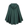 Men's Adult Medieval Cloak Hoodie Retro Role Playing - Renaissance Cape Costume