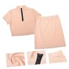 Two- Skirt Dresses for Lace Skirts Short Sleeve Tops Summer Short Clothes 's Clothing ' Tops Black