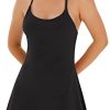 Womens Tennis Dress, Athletic Dress with Built-in Bra & Shorts Pockets Summer Dresses for Women Golf Outfits for Workout