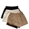 Women's 3 Pack Linen Shorts Summer Lounge Sleep Pajama Boxer Shorts