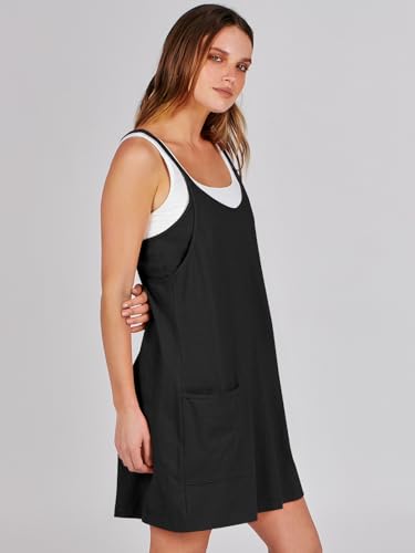 Women Athletic Tennis Dress Summer Workout Sports Mini Romper Dress Built in Shapewear Shorts Sundress 2025 Outfits