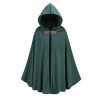 Men's Adult Medieval Cloak Hoodie Retro Role Playing - Renaissance Cape Costume