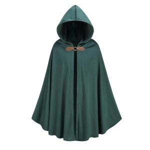 Men's Adult Medieval Cloak Hoodie Retro Role Playing - Renaissance Cape Costume
