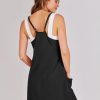 Women Athletic Tennis Dress Summer Workout Sports Mini Romper Dress Built in Shapewear Shorts Sundress 2025 Outfits