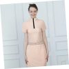 Two- Skirt Dresses for Lace Skirts Short Sleeve Tops Summer Short Clothes 's Clothing ' Tops Black