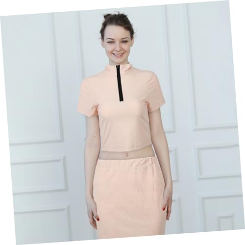 Two- Skirt Dresses for Lace Skirts Short Sleeve Tops Summer Short Clothes 's Clothing ' Tops Black
