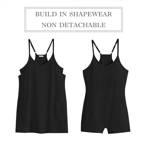 Women Athletic Tennis Dress Summer Workout Sports Mini Romper Dress Built in Shapewear Shorts Sundress 2025 Outfits