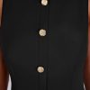 Work Dresses for Women 2025 Summer Business Formal Short Dress Sleeveless Button Down Elegant Office Outfits