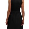 Women's Summer Dress 2025 A-Line Sleeveless Casual Sundress with Pockets Floral/Solid