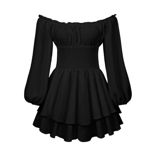Women Plus Size Rompers Playsuits Swiss Dot Boat Neck Off Shoulder Long Sleeve Short Jumpsuits