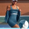Womens Tennis Dress with Shorts Underneath Athletic Dress for Women Golf Dresses Summer Outfits for Workout