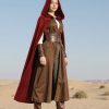 Renaissance Hooded Cloak Halloween Medieval Costume Cosplay Short Cape for Men and Women