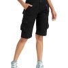 Women's Casual Cargo Camo Shorts Military Style 6 Pockets Work Outdoor Summer Shorts