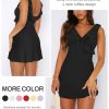 Women's Sexy V Neck Sleeveless Backless Ruffles Dress for Women Elegant Mesh Party Fitted Cocktail Mini Dresses