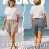 3 Pack Women's Sweat Shorts Comfy Casual Lounge Drawstring High Waisted Summer Athletic Shorts with Pockets