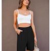 Bermuda Shorts for Women Dressy Casual High Waisted Summer Work Elastic Waist Pleated Dress Shorts with Pockets