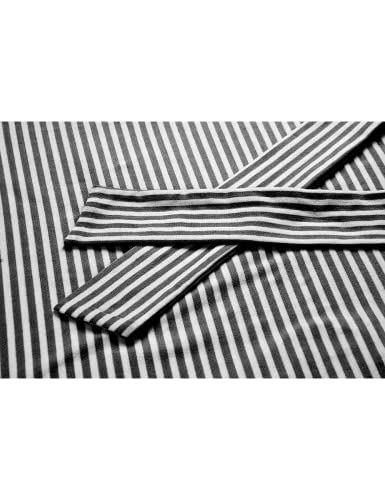Womens 2025 Summer Sleeveless Striped T Shirt Dress Casual Crew Neck Tie Waist Mini Dresses
