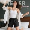 3 Pack Women's Casual Shorts Lounge Soft Summer Ribbed Elastic High Waisted Shorts Pocket Workout Athletic SweatShorts