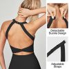 Tennis Dress with Built in Shorts and Bra Athletic Dress for Women Summer Cut Out Twisted Golf Workout Dress