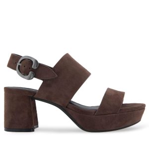 Women's Camera Platform Heeled Sandal