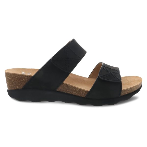 Maddy Slip-On Wedge Sandal for Women ?CComfortable Wedge Shoes with Arch Support ?CFully Adjustable Straps with Hook & Loop