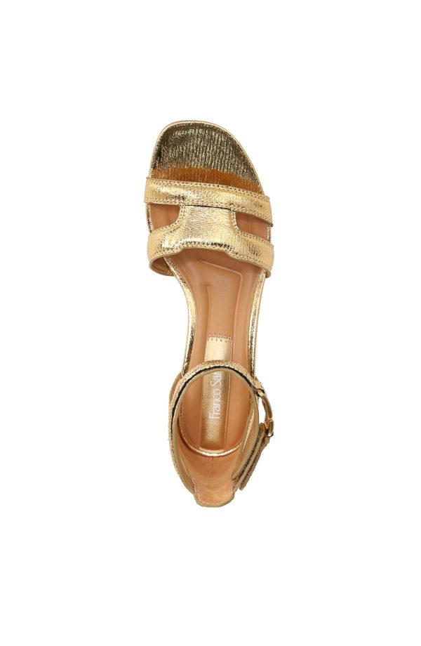 Women's Nora Ankle Strap Low Block Heel Sandal Heeled