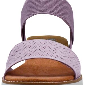 Women's Desert Kiss-Stretch Quarter Strap Sandal Flat