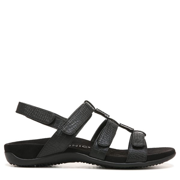 Women's Women's Rest Amber Backstrap Sandal - Ladies Adjustable Walking Sandals with Concealed Orthotic Arch Support