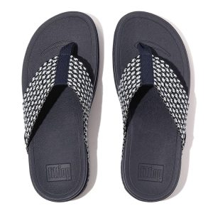 Women's Surfa Multi-Tone Webbing Toe-Post Sandals Wedge
